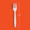 imageHefty Bulk Plastic Forks 600 Count White Disposable Forks for Offices Concessions Stands Food Trucks School Cafeterias Catering and MoreForks
