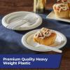 imageHefty Bulk Plastic Forks 600 Count White Disposable Forks for Offices Concessions Stands Food Trucks School Cafeterias Catering and MoreForks