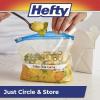 imageHefty Calendar Slider Gallon Freezer Bags 1 Gallon Size Slider Bags with Stand and Fill Expandable Bottoms Helps Prevent Freezer Burn 25 Count Pack of 4Quart