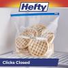 imageHefty Calendar Slider Gallon Freezer Bags 1 Gallon Size Slider Bags with Stand and Fill Expandable Bottoms Helps Prevent Freezer Burn 25 Count Pack of 4Gallon