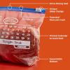 imageHefty Calendar Slider Gallon Freezer Bags 1 Gallon Size Slider Bags with Stand and Fill Expandable Bottoms Helps Prevent Freezer Burn 25 Count Pack of 4Quart