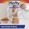 imageHefty Calendar Slider Gallon Freezer Bags 1 Gallon Size Slider Bags with Stand and Fill Expandable Bottoms Helps Prevent Freezer Burn 25 Count Pack of 4Gallon
