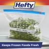 imageHefty Calendar Slider Gallon Freezer Bags 1 Gallon Size Slider Bags with Stand and Fill Expandable Bottoms Helps Prevent Freezer Burn 25 Count Pack of 4Quart