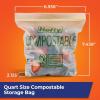 imageHefty Compostable PressToClose Quart 40 Count40 Count Compostable
