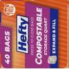 imageHefty Compostable PressToClose Quart 40 Count40 Count Compostable Pack of 12