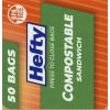 imageHefty Compostable PressToClose Sandwich 50 CountSandwich Pack of 12