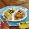 imageHefty ECOSAVE Compostable Paper Plates 1018 Inch 45 Count1018in Plate