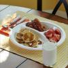 imageHefty ECOSAVE Compostable Paper Plates 1018 Inch 45 Count1018in Plate