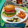 imageHefty ECOSAVE Compostable Paper Plates 1018 Inch 45 Count1018in Plate