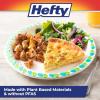 imageHefty ECOSAVE Compostable Paper Plates 1018 Inch 45 Count86 Inch Plate