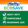 imageHefty ECOSAVE Compostable Paper Plates 1018 Inch 45 CountCompartment Tray
