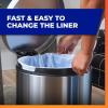 imageHefty Made to Fit Trash Bags Fits simplehuman Size G 8 Gallons 100 Count 5 Pouches of 20 Bags EachClear