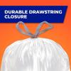 imageHefty Made to Fit Trash Bags Fits simplehuman Size G 8 Gallons 100 Count 5 Pouches of 20 Bags EachClear