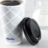imageHefty Paper Disposable Hot Cups with Lids LeakResistant Disposable Coffee Cups Double Insulated To Help Prevent Burning TightFitting Lid Helps Prevent Sloshing and Spills 16 Ounce 20 Count20 Count Pack of 1