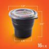 imageHefty Paper Disposable Hot Cups with Lids LeakResistant Disposable Coffee Cups Double Insulated To Help Prevent Burning TightFitting Lid Helps Prevent Sloshing and Spills 16 Ounce 20 Count16 Ounces Pack of 6