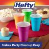 imageHefty Party On Disposable Plastic Cups Assorted 16 Ounce 100 Count16 Ounces