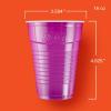 imageHefty Party On Disposable Plastic Cups Assorted 16 Ounce 100 Count16 Ounces