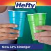 imageHefty Party On Disposable Plastic Cups Assorted 16 Ounce 100 Count16 Ounces