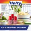 imageHefty Party On Red Plastic Cups Disposable Plastic Party Cups for Easy Cleanup and Large Gatherings Red Cups for BBQs Birthdays Parties and More 18 Ounce 50 Count2 Ounce
