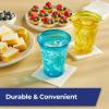 imageHefty Party Perfect Tinted Disposable Plastic Cups Red Blue and Yellow Plastic Cups Perfect Party Cups for Easy Cleanup and Large Gatherings 18 Ounce 54 Count