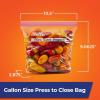 imageHefty Press to Close Plastic Bags for Food Storage Gallon Size 20 CountPress to Close