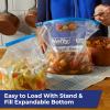 imageHefty Slider Freezer Kitchen Storage Bags Quart Size 74 CountSlider