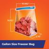 imageHefty Slider Freezer Storage Bags Gallon Size 25 Count Pack of 9 225 TotalSlider