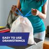 imageHefty Small Garbage Bags Flap Tie Lavender ampamp Sweet Vanilla Scent 4 Gallon 26 CountWhite
