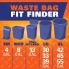 imageHefty Strong 13 Gallon Trash Bags Tall Kitchen Trash Bags UnscentedLarge Trash Bags with Drawstrings Durable Closure Resists Leaks Punctures and Tears White Unscented 90 Bags90 Count Pack of 1