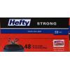 imageHefty Strong Extra Large Trash Bags Black 33 Gallon 48 CountBlack