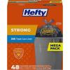 imageHefty Strong Extra Large Trash Bags Black 33 Gallon 48 CountBlack
