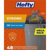 imageHefty Strong Extra Large Trash Bags Black 33 Gallon 48 CountBlack