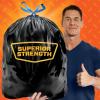 imageHefty Strong Large Trash Bags Black 30 Gallon 74 Count74 Count Pack of 1
