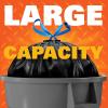 imageHefty Strong Large Trash Bags Black 30 Gallon 74 Count74 Count Pack of 1