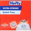 imageHefty Ultra Strong 13 Gallon Trash Bags Tall Kitchen Trash Bags 13 Gallon Size Drawstring Closure Continuous Odor Control White Clean Burst Scent 80 Bags40 Count Pack of 6