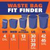 imageHefty Ultra Strong 13 Gallon Trash Bags Tall Kitchen Trash Bags 13 Gallon Size Drawstring Closure Continuous Odor Control White Unscented 110 BagsBlack