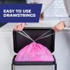 imageHefty Ultra Strong 13 Gallon Trash Bags Tall Kitchen Trash Bags 13 Gallon Size Resist Leaks Punctures and Rips Continuous Odor Control Pink Fabuloso Watermelon Scent 110 BagsFabuloso Watermelon