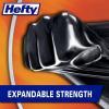 imageHefty Ultra Strong 30 Gallon Trash Bags Large Trash Bags 30 Gallon Size Multipurpose Break Resistant Drawstring Closure Resists Leaks Punctures and Tears Black White Pine Breeze Scent 50 Bags25 Count Pack of 3