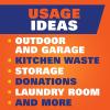 imageHefty Ultra Strong Multipurpose Large Trash Bags Black Unscented 30 Gallon 25 Count25 Count Pack of 1