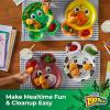 imageHefty Zoo Pals Party Edition Paper Plates for Kids Assorted Animal Designs 775 Inches with Two Dipping Compartments MultiColor 20 Count8 Inch Plate