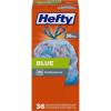 imageHefty Clear Trash Bags Clear 13 Gallon 60 CountBlue