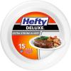 imageHefty Deluxe Extra Strong ampamp Deep Foam Plates Round White 1025 Inch 15 Count