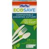 imageHefty ECOSAVE Heavy Duty Assorted Cutlery White 24 Count24 Count