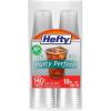 imageHefty Party On Disposable Plastic Cups Assorted 16 Ounce 100 Count18 Ounces