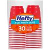 imageHefty Party On Red Plastic Cups Disposable Plastic Party Cups for Easy Cleanup and Large Gatherings Red Cups for BBQs Birthdays Parties and More 18 Ounce 50 Count2 Ounce