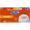 imageHefty Strong 13 Gallon Trash Bags Tall Kitchen Trash Bags UnscentedLarge Trash Bags with Drawstrings Durable Closure Resists Leaks Punctures and Tears White Unscented 90 Bags45 Count Pack of 1