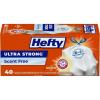 imageHefty Ultra Strong 13 Gallon Trash Bags Tall Kitchen Trash Bags 13 Gallon Size Drawstring Closure Continuous Odor Control White Clean Burst Scent 80 Bags40 Count Pack of 6
