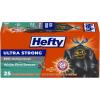 imageHefty Ultra Strong 30 Gallon Trash Bags Large Trash Bags 30 Gallon Size Multipurpose Break Resistant Drawstring Closure Resists Leaks Punctures and Tears Black White Pine Breeze Scent 50 Bags25 Count Pack of 1