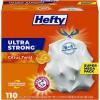 imageHefty Ultra Strong Tall Kitchen Trash Bags Citrus Twist Scent 13 Gallon 110 Count110 Count Pack of 1