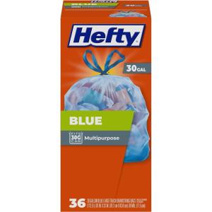 imageHefty Clear Trash Bags Clear 13 Gallon 60 CountBlue